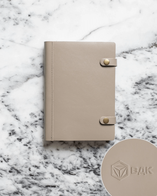 корпоративные кожаные ежедневники -1 