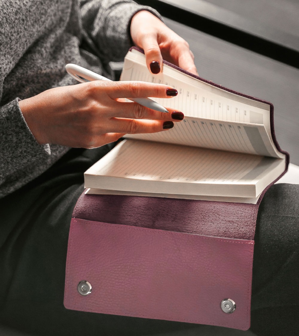 Кожаный ежедневник