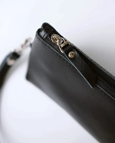 Кожаный несессер CRUISE Black - фото - 5