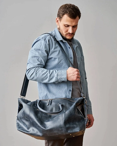 Кожаная дорожная сумка BAGGAGE Pool - фото - 5