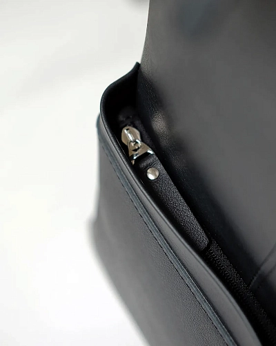 Рюкзак кожаный мужской GERALD Black - фото - 11