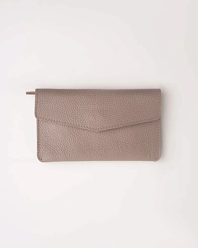 Женский кошелек кожаный ROWENA Beige - фото - 1