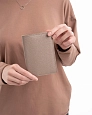Кожаная обложка на паспорт PASS Beige