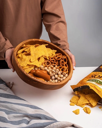 Подарочный набор деревянных тарелок SET HONEY Natural - фото - 4