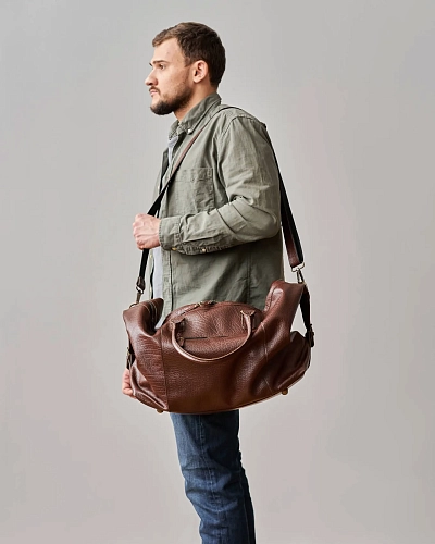 Кожаная дорожная сумка BAGGAGE Bronze Кожаная дорожная сумка BAGGAGE Bronze - фото - 2