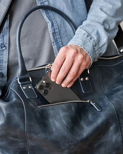 Кожаная дорожная сумка BAGGAGE Pool - фото - 6