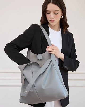 Кожаный шоппер MIA Iron