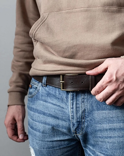 Мужской подарочный набор SYDNEY Stitch Brown d-120 - фото - 2