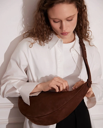 Сумка кожаная LEA Cinnamon - фото - 3