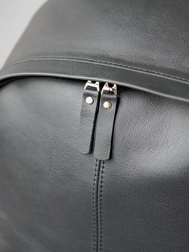 Рюкзак кожаный мужской GERALD MAX Black - фото - 13