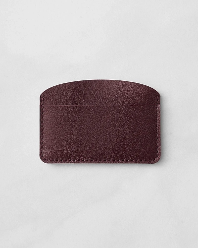 Картхолдер кожаный BILL Marsala - фото