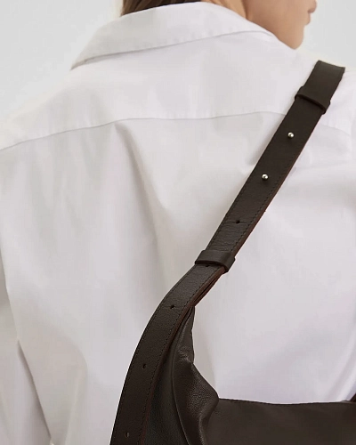 Сумка кожаная LEA Brown - фото - 3