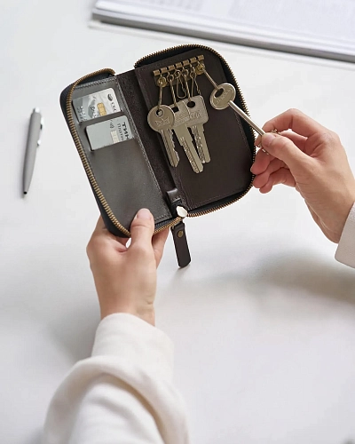 Ключница кожаная YARD Brown Ключница кожаная YARD Brown - фото - 1