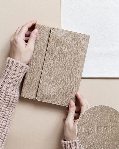 Кожаный ежедневник SENSE A5 Beige