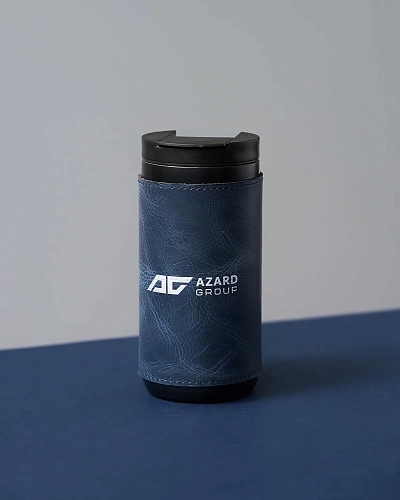 Термокружка с кожаной накладкой MUG Pool