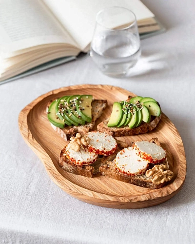 Деревянная тарелка POTATO M - фото