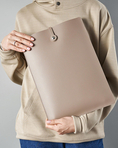 Кожаная папка для ноутбука 15 дюймов LOAD Coffee - фото