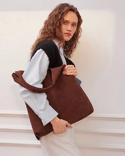 Кожаный шоппер MIA Cinnamon Кожаный шоппер MIA Cinnamon - фото - 2