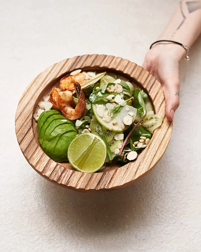 Деревянная тарелка REEF - фото - 5