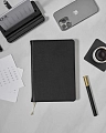 Кожаный ежедневник MEMO A5 Black Кожаный ежедневник MEMO A5 Black