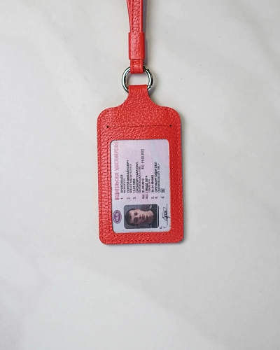 Чехол для пропуска CITIZEN Red - фото