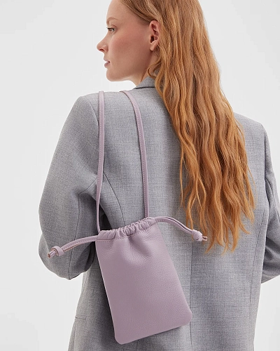 Мини-сумка на завязках Cozy Pastel - фото