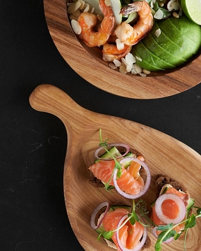 Деревянная доска для подачи PLUM S - фото - 4