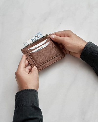 Мини кошелек кожаный SPIRIT Hazel - фото - 2