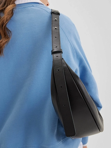 Сумка кожаная LEA Black Сумка кожаная LEA Black - фото - 2