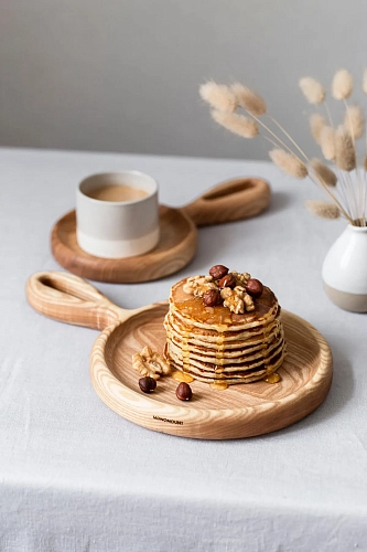 Деревянная доска для подачи ROUND M