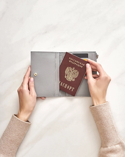 Кошелек кожаный NOVEL Iron - фото - 2