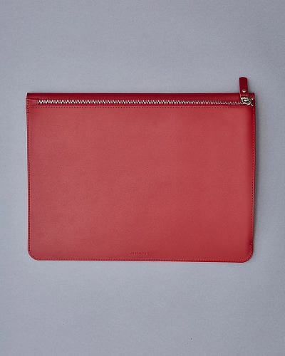 Кожаная папка для документов и ноутбука CITY Carmine - фото - 4