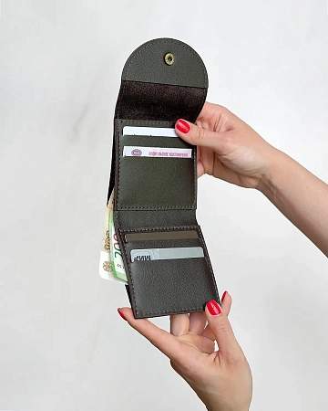 Кожаный кошелек LUNAR Brown