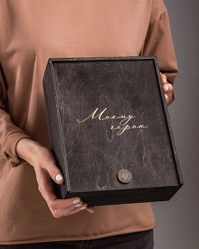 Деревянная коробка M-BOX Dark - фото