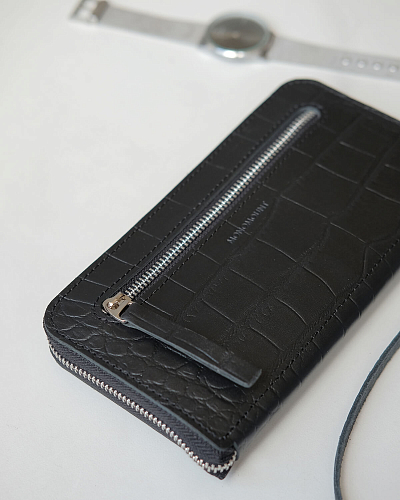 Кошелек на молнии MONTERRO Cayman с ремешком на руку - фото - 6