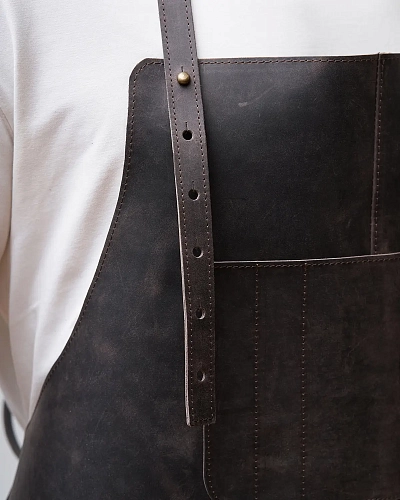 Кожаный фартук бытовой LEATHER MAN Rodeo - фото - 3