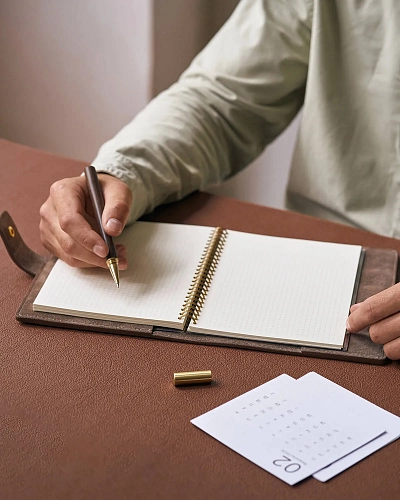 Блокнот со сменным блоком BERGAMO - фото - 5