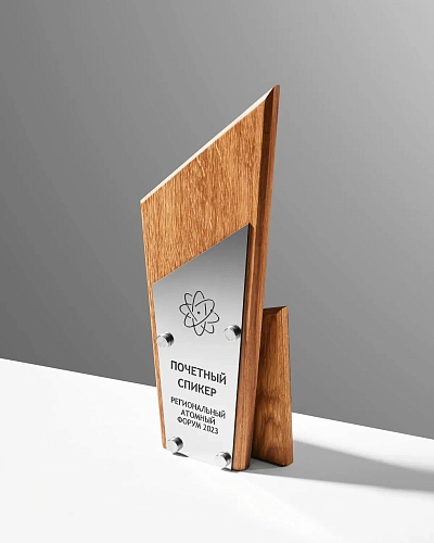 Награда деревянная NN-31 с гравировкой