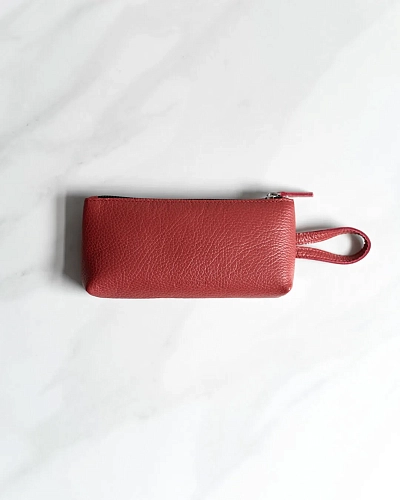 Несессер косметичка из натуральной кожи CASE Blush