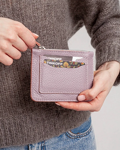 Мини кошелек кожаный SPIRIT Pastel - фото - 1