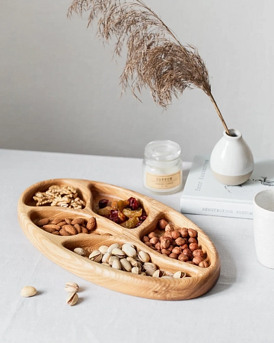 Деревянная менажница VETVI Nature Деревянная менажница VETVI Nature - фото - 2