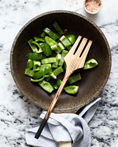 Лопатка-вилка деревянная