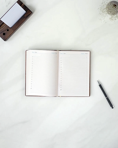 Деревянный ежедневник FOREST А5 - фото - 1