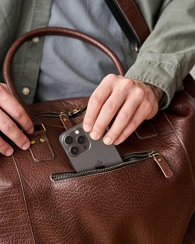 Кожаная дорожная сумка BAGGAGE Bronze Кожаная дорожная сумка BAGGAGE Bronze - фото - 9