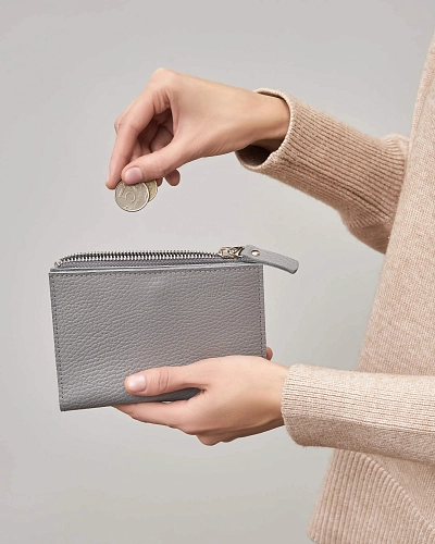 Кошелек кожаный NOVEL Iron - фото