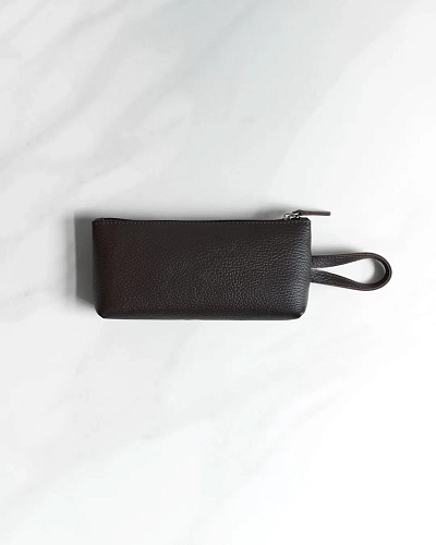 Несессер косметичка из натуральной кожи CASE Brown Grain