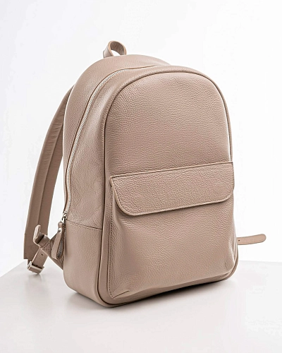 Рюкзак кожаный женский DAKOTA Beige