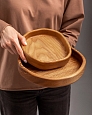 Подарочный набор деревянных тарелок SET HONEY Natural