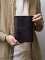 Кожаный блокнот на кольцах BRIEF Brown Кожаный блокнот на кольцах BRIEF Brown