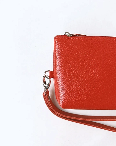 Кожаный несессер CRUISE Red - фото - 4